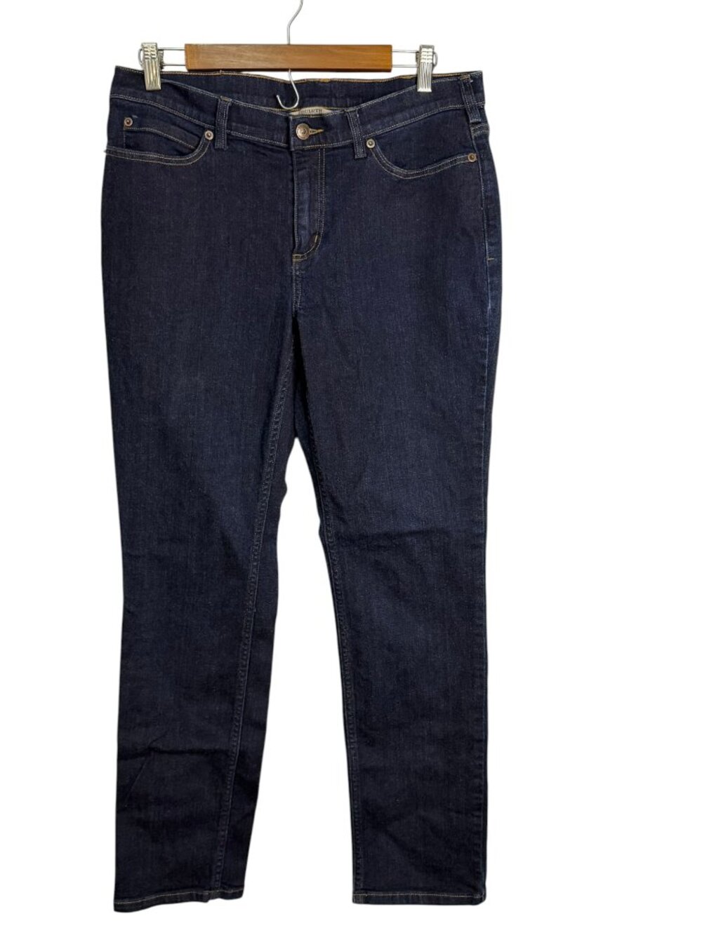 Duluth Jeans Women's 12 Daily Denim Slim Leg High Rise‎ Blue